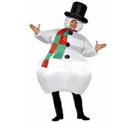 Inflatable Snowman Christmas Fancy Dress Party Costume