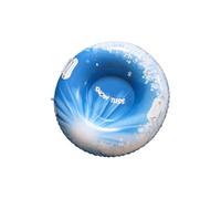 Inflatable Snowtube Sledge for Adults with Handles - High Performance Winter Sledge Thickened Snow Toy Ski Ring for Snow Durable Tubing Sledge for Outdoor Adventures (Blue, 80 cm)