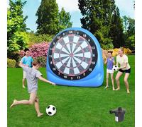 Inflatable Soccer Training Target, 5ft Giant Kick Dart Board Game for Kids Skill Development, Fun Outdoor & Indoor Football Practice