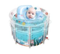 Inflatable Spa Bathrobe - Portable Hot Bathtub for Adults, PVC Material with Temperature Control, Large 27.5 Inch Square Design, Adjustable Bath Tub with Ribs