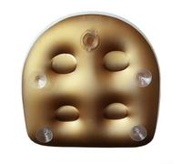Inflatable Spa Bathtub with Hydrotherapy Function, Waterproof and Non Slip Bottom for Stability, Suitable for Use with Various Spa and Swimming Chairs (gold)