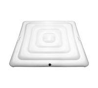 Inflatable Spa Cover With Handle | Square Insulated Spa Cover | Dustproof Foldable Energy Saving Cover For Winter Bath Outdoor Indoor Patio
