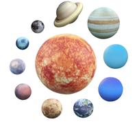 Inflatable Space Planets Solar System Set-8 Planets +Pluto+Sun and Moon-11 Pieces, Astronomy for Learning Education, Demonstration Tool, Galaxy Space Theme Party Decoration