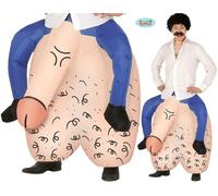 Inflatable Stag Night Fancy Dress Costume Comedy Willy & Testicles Outfit fg