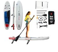 Inflatable Stand Up Paddle Board 4”x 31”x 5.9”, Ultra-Light Inflatable Board, V-shape Windsurf Board, Non-Slip SUP Board Set Included Paddle Pump Backpack 2 Fins, for Youth Adult Beginners/Experts