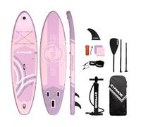 Inflatable Stand Up Paddle Board, Premium SUP Board Set with Camera Mount, Adjustable Paddle & Full Accessories, Lightweight Portable Paddleboard for Beginners & Advanced Paddlers