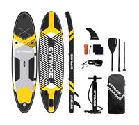 Inflatable Stand Up Paddle Board, Premium SUP Board Set with Camera Mount, Adjustable Paddle & Full Accessories, Lightweight Portable Paddleboard for Beginners & Advanced Paddlers