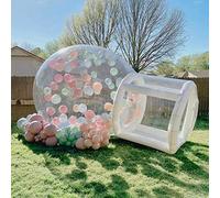Inflatable Star Bubble House, Dome Clear Pvc Inflatable Camping Tent With Channel Party/Vacation/Camping vision