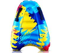 Inflatable Surf Body Board for Adults - Multi-Purpose Pool Sled & Swim Training Mat, Rapid Inflation Beach Drifter for Water Sports and Fitness