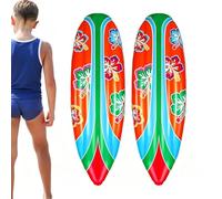 Inflatable Surfboard - 2 Pieces Portable Pool Toys Surfboard for Party Decoration, Pool, Beach, Water Games, Garden, Outdoor, Outdoor