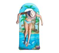Inflatable Surfboard, Floating Surfboard, Inflatable Floating Swimming Boards | Portable Pool Water Board with Handles for Swimming Pool and Beach
