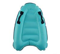 Inflatable Surfboard for Kids, 72x52x15cm Floating Kickboard with Handles, Lightweight PVC Swim Trainer for Pool Beach Learning Practice Blue(Blue)