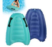 Inflatable Surfboard With Handles, 1PC Summer Water Toys For Beach Pool, Safe Floating Surf Mat For Swimming Learn To Surfing Water Fun Lightweight Boogie Board For Adults Beach Must Haves