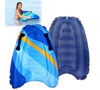Inflatable Surfboard With Handles, Summer Water For Beach Pool, Safe Floating Surf Mat For Swimming Learn To Surfing Water Fun Lightweight Boogie Board For Adults Beach Must Haves for Adult
