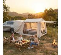 Inflatable SUV Camping Tent, 2-in-1 Tailgate Air Tent for 4-6 Person