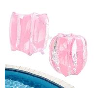 Inflatable Swim Arm Bands PVC Adjustable Blow Up Training Aids