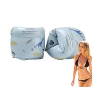 Inflatable Swim Arm Float Double Air Chamber Safety Aid | Swim Pool Kids Adults Armbands for Women Students Pupils Over 6 Years Old Gym Beach School Lesson