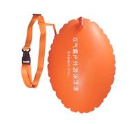 Inflatable Swim Buoy, Open Water Safety Float, 19.29x15.35 Inches Swimming Buoy with High Visibility, Durable PVC Safety Equipment, Swim Float with Bright Design, Water Gear for Fitness Use