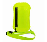 Inflatable Swim Buoy with Waterproof Touchscreen Phone Pouch for Open Water
