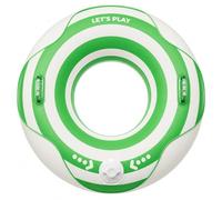 Inflatable Swim Ring, Dual Handles, Press Valve, PVC Pool Float, Multi-Size(Green,64cm)