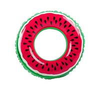 Inflatable Swim Ring, Jagowa Watermelon Swimming Pool Floats for Kids Aged 3-5, Summer Water Toys Decorations for Beach Party, Green,Red