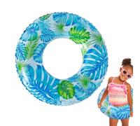 Inflatable Swim Ring - Stylish Swim Ring for Toddlers with Leaf | Doughnut Pool Float with Integrated Valve, Children's Swimmer for the Pool, Swimming Ring for Toddlers, Lifebuoy