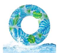 Inflatable Swim Ring - Stylish Swim Ring for Toddlers with Leaf | Doughnut Pool Float with Integrated Valve, Children's Swimmer for the Pool, Swimming Ring for Toddlers, Lifebuoy