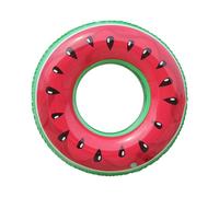 Inflatable Swim Ring, Thickened PVC Pool Float Tube Fruit Print Lightweight Portable Leak Resistant Swimming Ring Summer Pool Accessories, For Swimming Area Beach Lake Party Teens Adults A 90 cm
