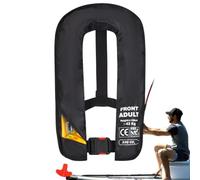 Inflatable Swim Vest, Self Inflating Safety Jacket, Compact Buoyancy Vest with Automatic Inflation System Design, Water Rescue Gear with Stable Harness Structure, Swimming Accessory for Fishing Use