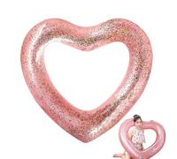Inflatable Swimming Float - Heart Shaped Pool Floating Lounger Tube,Water Fun Heart Float Summer Swimming Tube for Hen Party