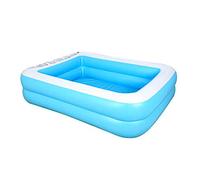 Inflatable Swimming Pool Family-Friendly Summer Water Playing with -Leak Valve Quick Drain Plug Easy to Use Clean for