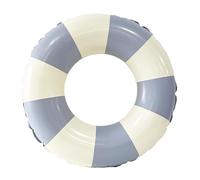 Inflatable Swimming Pool Float Ring, Dinosaur Print, Multi-Color Striped Design, Large Size, for Beach, Pool
