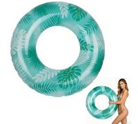 Inflatable Swimming Pool Ring Large Pool Float for Adults Swim Party Cruise Beach Underarm Floating Ring (Cool Beach)