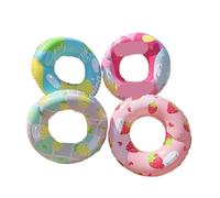 Inflatable Swimming Ring Adult Swim Ring Pool Float Tube Thickened Inflatable Swimming Water Park Circle(Color5)