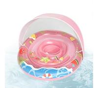 Inflatable Swimming Ring, Buoyancy with Sun Canopy, Swimming Seat, Pool Swimming Ring, for Swimming Lake, River, Outdoor, Beach Party, Summer Girls from up to Three