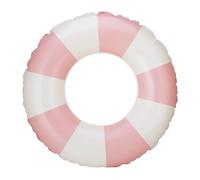 Inflatable Swimming Ring Inflatable Rubber Ring Pink Stripe Inflatable Pool Floats Inflatable Floating Ring For Kids Summer Beach Pool Party