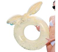Inflatable Swimming Ring Pool Float With Backrest For Adults | Outdoor Water Floaters For Women And Girls, Summer Vacation, Vacation Trip, Bath, And Close To Sea, Water Park, Party