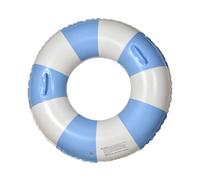 Inflatable Swimming Rings for Pool, Thick Rubber Ring, Classic Striped Inner Tubes, Anti-rollover Floatie with Handles, Striped Design for Water Features, Adults, Summer, Party, Beach