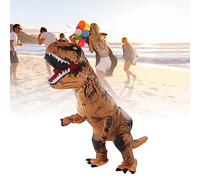 Inflatable T Rex Dinosaur Costume for Halloween Cosplay Party Christmas Adult Comfortable Sturdy Waterproof Creative Gift Festivals Outdoor Events Carnivals Celebrations