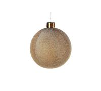Inflatable Tinsel Christmas Bauble, Gold, 45 cm
