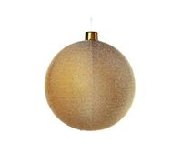 Inflatable Tinsel Christmas Bauble, Gold, 66 cm