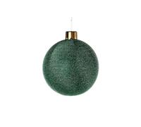Inflatable Tinsel Christmas Bauble, Green, 45 cm