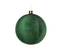 Inflatable Tinsel Christmas Bauble, Green, 66 cm