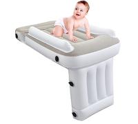 Inflatable Toddler Airplane Bed Hand Pump, Seat Belt and Carry Bag Included Perfect Inflatable Toddler Bed for Traveling Safe to Use Toddler Inflatable Bed Fits Most Airplane Economy Seats(Size:B)