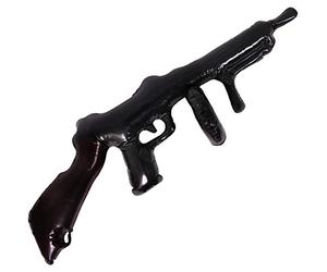 INFLATABLE TOMMY GUN PERFECT FANCY DRESS COSTUME ACCESSORY 1920S GANGSTER BUGSY MALONE - X3