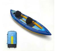 Inflatable Touring Canoe/kayak For 1-2 People - Tribord 100 Comfort