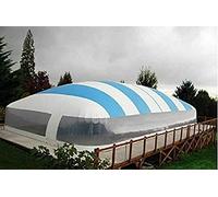 Inflatable TPU Hot Tub Swimming Pool Solar Dome Cover Tent New (Size: 15x8x3m)