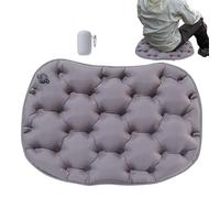 Inflatable Travel Cushion, Stadium Seat Cushion for Pressure Relief with Storage Container, Lightweight Office Chair Seat Pad for Grandstands, Patios, Wheelchairs, Stadiums, Cars, Trains