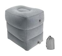 Inflatable Travel Footrest, Height Adjustable Pillows, Travel Pillow for Sleeping on Airplane, Sleeping on Car, Flight, Fast Train