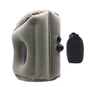 Inflatable Travel Pillow: Adjustable Headrest, Material, Portable Design, Travel Friendly | with Neck Support Comfort for Long Flights Buses Trains Cars Adventures Al Ai